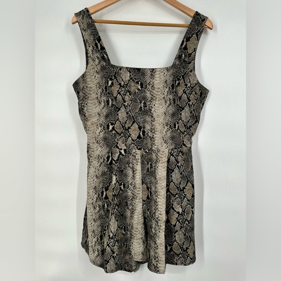 Willow + Root Snake Print Romper - Picture 1 of 5